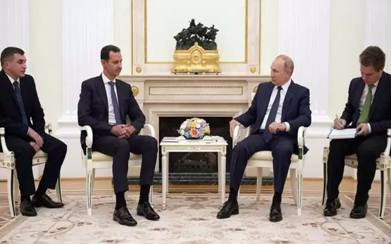 بوتين للأسد مشكلة سوريا هي الوجود