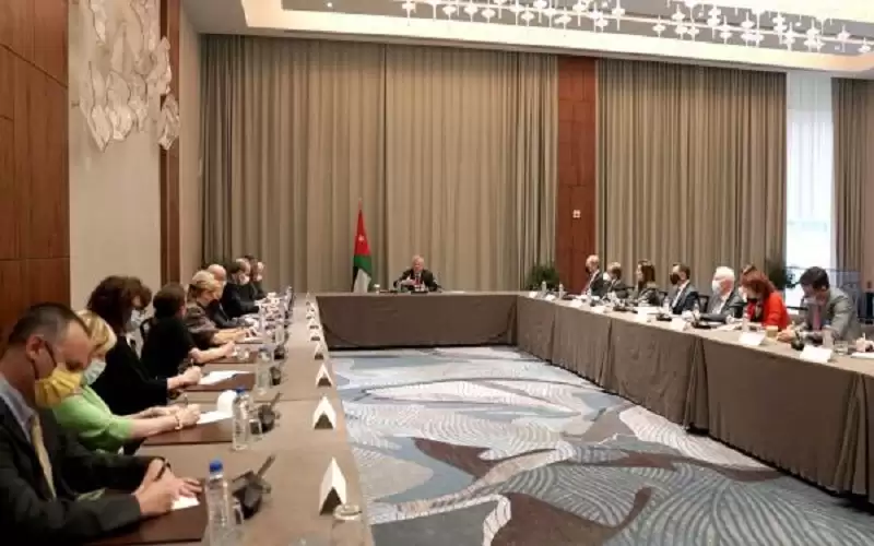 الملك لممثلي المنظمات اليهودية الدولية والأمريكية