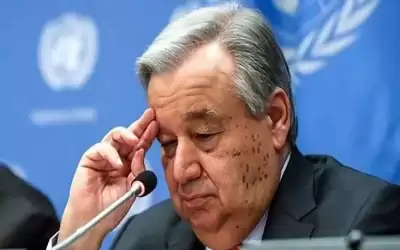 الأمين العام للأمم المتحدة قلق