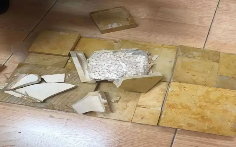ضبط 60 ألف حبة مخدرة داخل