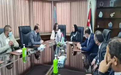 وزيرة التجارة المصرية تزور تطوير المشاريع