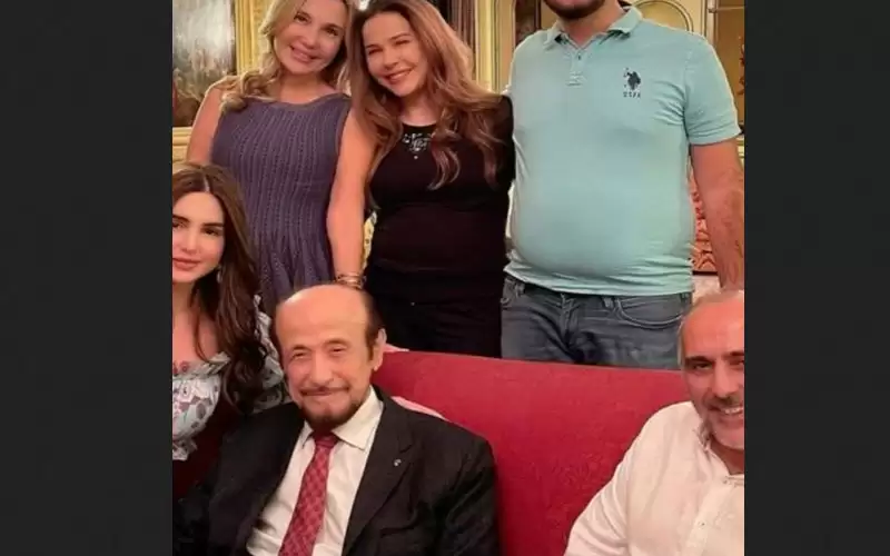 رفعت الأسد مع أولاده في دمشق