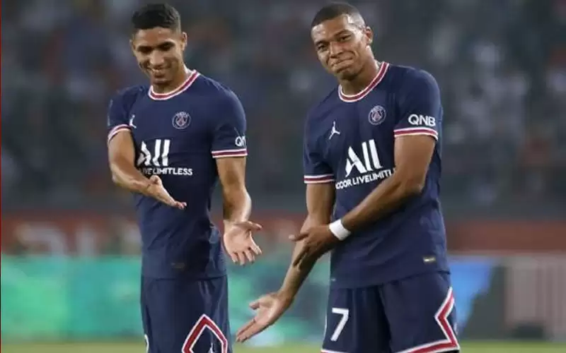 قائمة باريس سان جيرمان لمواجهة أنجيه