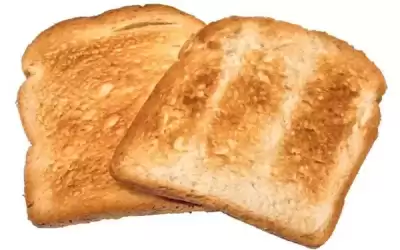 الخبز المحمص في فطور الصباح ..