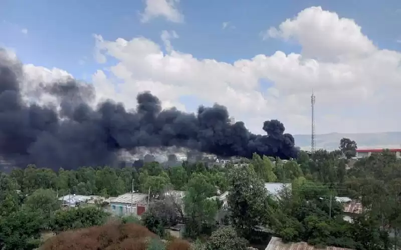 ضربات جوية على عاصمة إقليم تيغراي