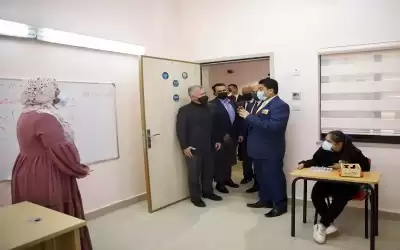 الملك يتفقد مركزا للتربية الخاصة في