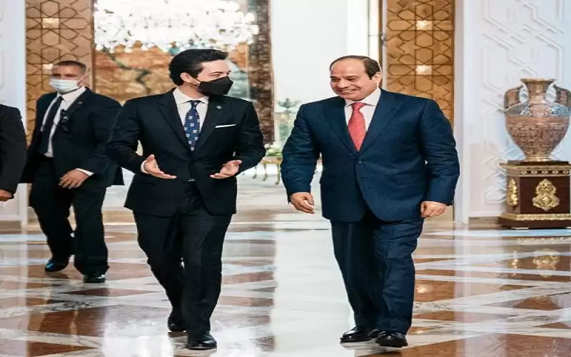 ولي العهد يشكر السيسي: مصر بلد