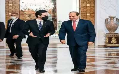 ولي العهد يشكر السيسي: مصر بلد