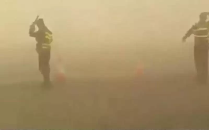 إغلاق الطريق الصحراوي لفترات متقطعة بسبب