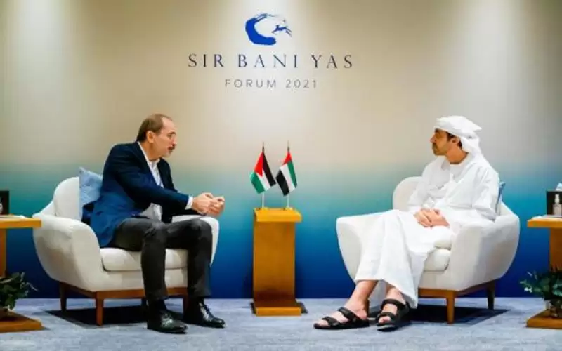 الصفدي يجري محادثات مع نظيره الإماراتي