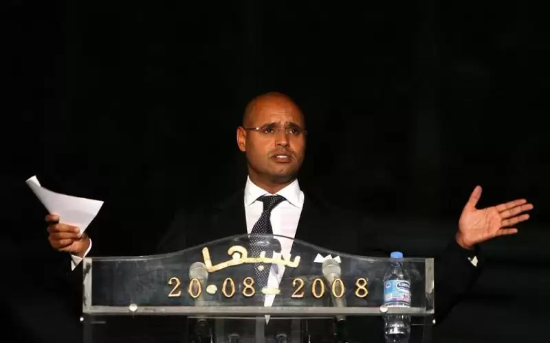 سيف الإسلام القذافي المحكوم محليا والمطلوب