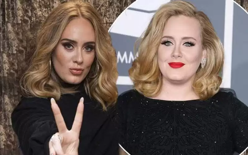 المغنية البريطانية أديل بعد خسارة 45