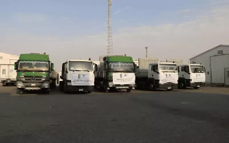 الخيرية الهاشمية تسير قافلة مساعدات جديدة