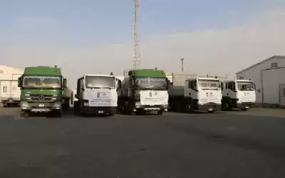 الخيرية الهاشمية تسير قافلة مساعدات جديدة