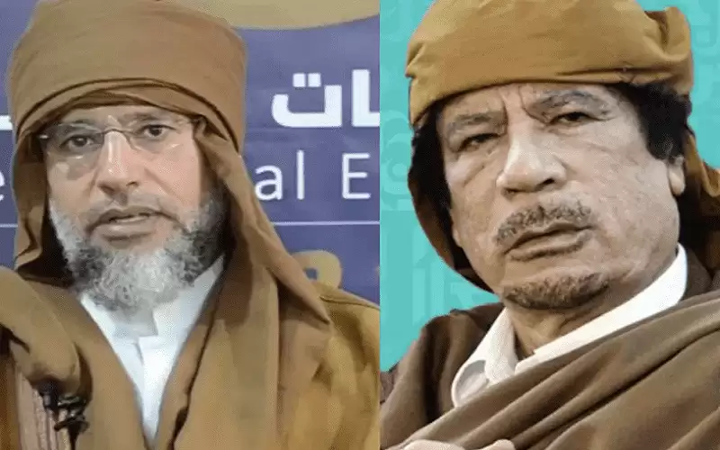 هذا سر ظهور القذافي بحلة أبيه
