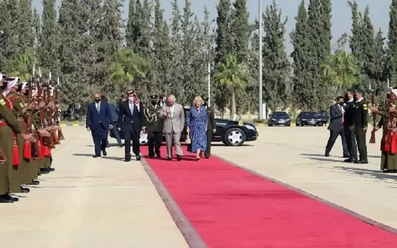 أمير ويلز يغادر الأردن