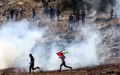 إصابة 22 فلسطينيا في مواجهات مع