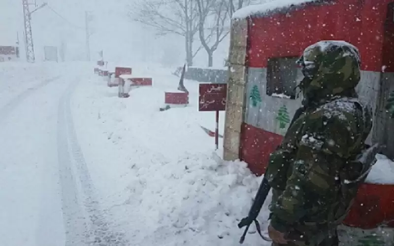 الثلوج تغطي جبال لبنان للمرة الاولى