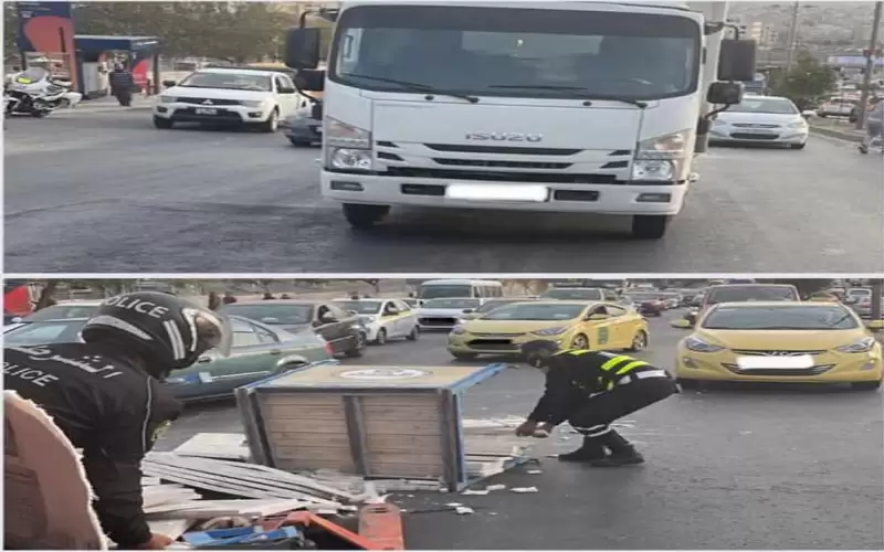ازدحام مروري خانق بعد تعطل مركبة