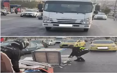 ازدحام مروري خانق بعد تعطل مركبة