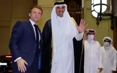 الرئيس الفرنسي وأمير قطر يبحثان تعزيز