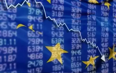تراجع الأسهم الأوروبية عند الإغلاق بسبب