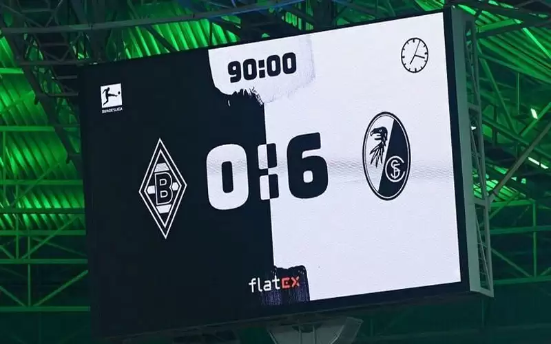 رقم تاريخي .. مونشنغلادباخ يتلقى 6