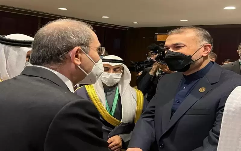 وزير الخارجية يلتقي نظيره الإيراني ويبحثان