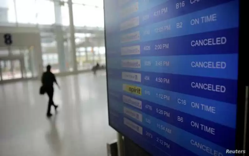 إلغاء 1600 رحلة جوية في العالم