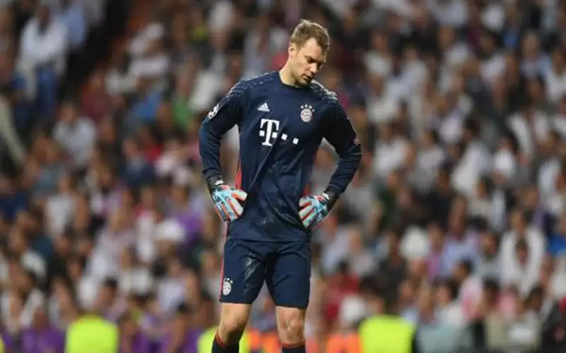 إصابة نوير وثلاثة آخرين من بايرن