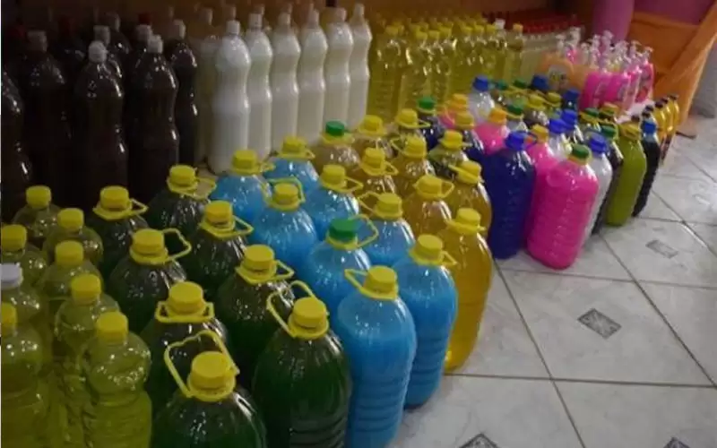 اتلاف نصف طن منظفات مغشوشة في