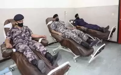 200 وحدة دم من نشامى الأمن