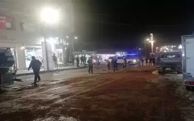 تسرب لمادة الديزل يغلق شارعا في