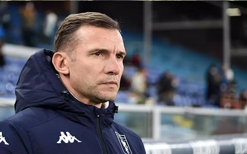 رسميا.. إقالة شيفتشينكو من تدريب جنوى