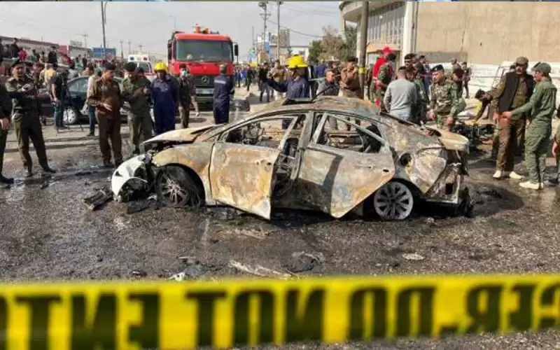 إصابة حارس وأضرار مادية بتفجيرين في