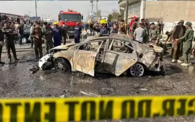 إصابة حارس وأضرار مادية بتفجيرين في