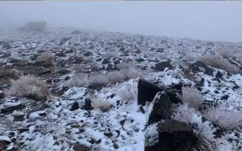 السعودية تسجل درجات حرارة وصلت 6