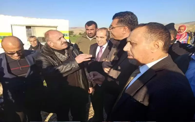 وزير الزراعة يتفقد واقع اضرار الصقيع