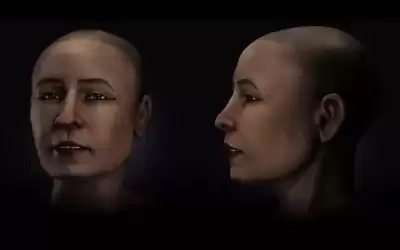 إعادة تشكيل وجه مومياء مصرية