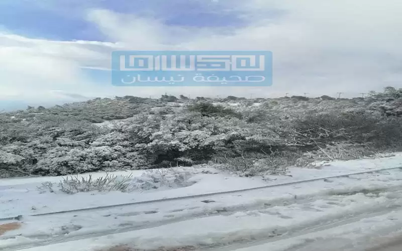 ثلوج في مناطق يقل ارتفاعها عن