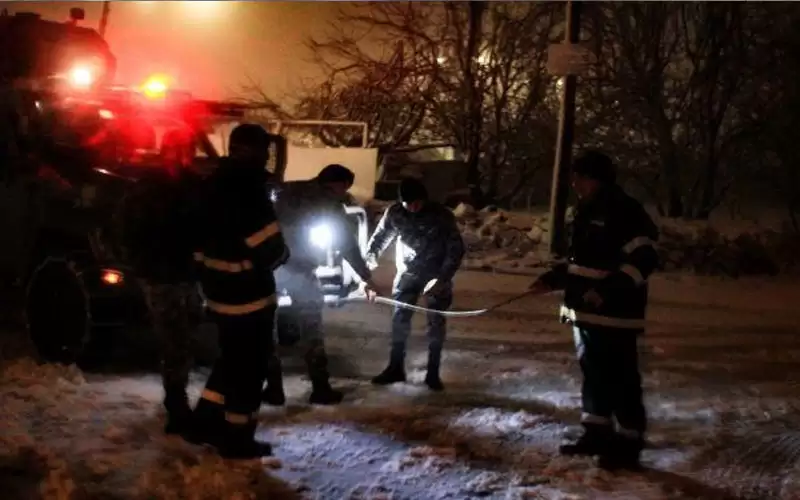 طرق مغلقة بالأردن بسبب الثلوج -