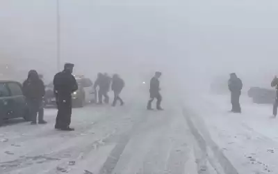 حالة انجماد شديدة في المملكة