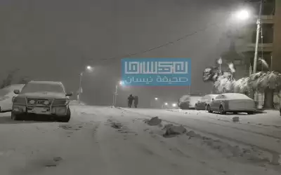 استمرار اندفاع الكتل الهوائية الباردة نحو
