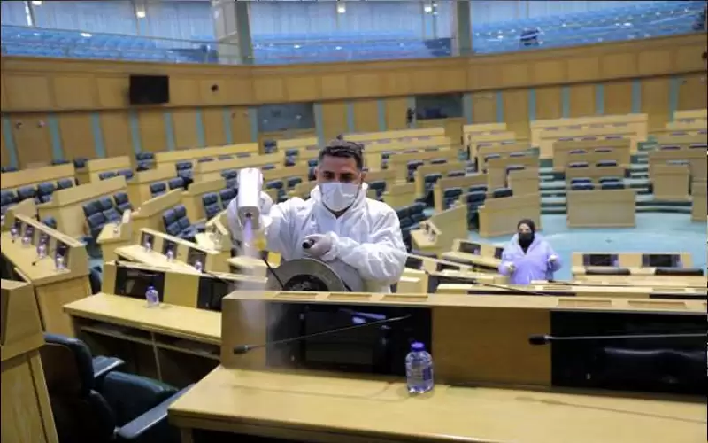 تعقيم قاعات مجلس النواب بعد تسجيل