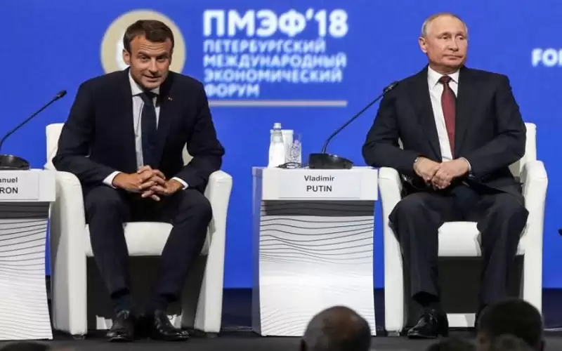 ماكرون يلتقي بوتين الإثنين في موسكو