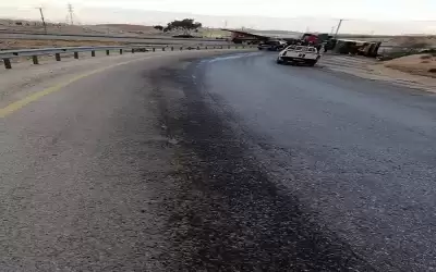 الدوريات الخارجية تتعامل مع تدهور لحافلة
