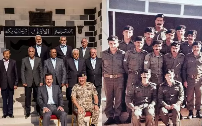 الملك: مع رفاق السلاح من كتيبة