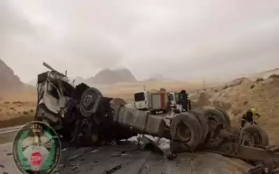 تدهور صهريج ديزل وإصابة السائق في