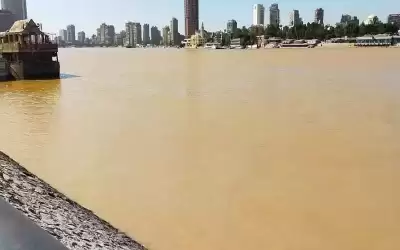 تغير مفاجئ في لون مياه النيل