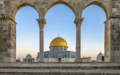 تجديد فرش المسجد القبلي والصخرة المشرفة